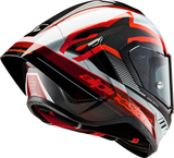Alpinestars - Supertech R10 Helmet - Team - Black/Carbon Red/Gloss White