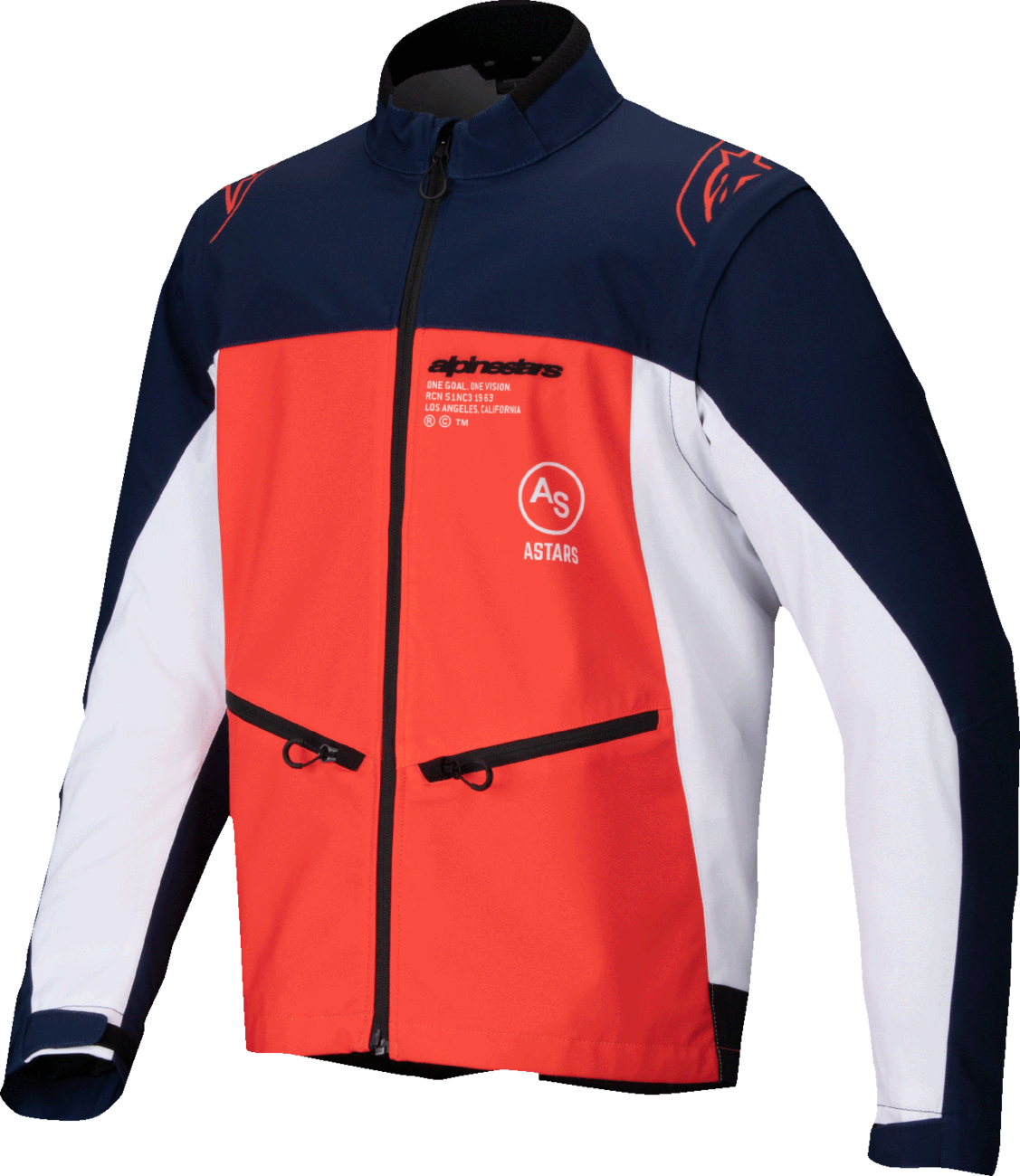 Alpinestars - Lite-Dura Softshell Jacket - Navy/Orange/White