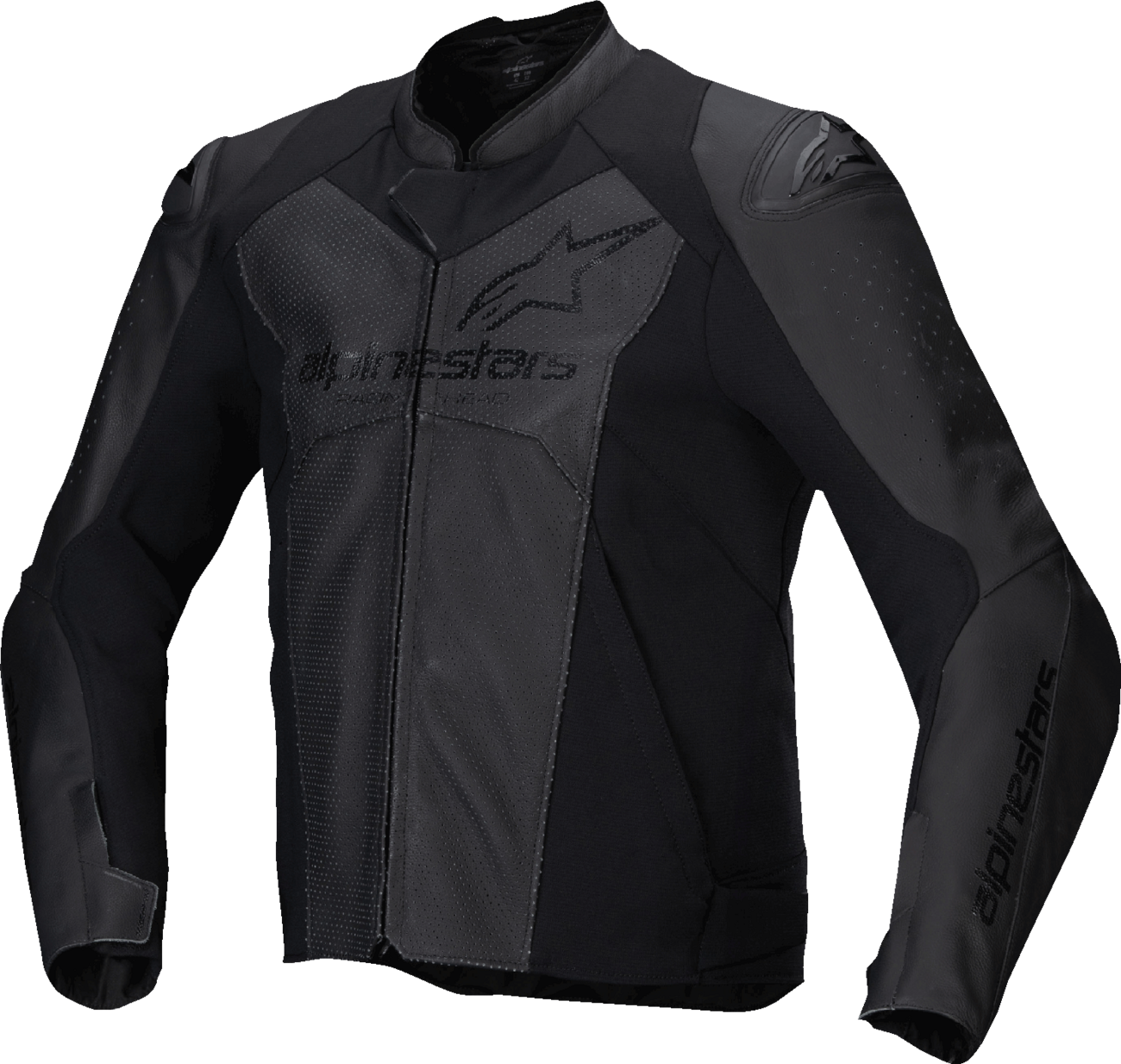 Alpinestars - Faster v3 Airflow Leather Jacket - Black/Black