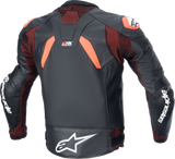 Alpinestars - GP Plus R v4 Rideknit® Leather Jacket - Black/Red Fluo/White