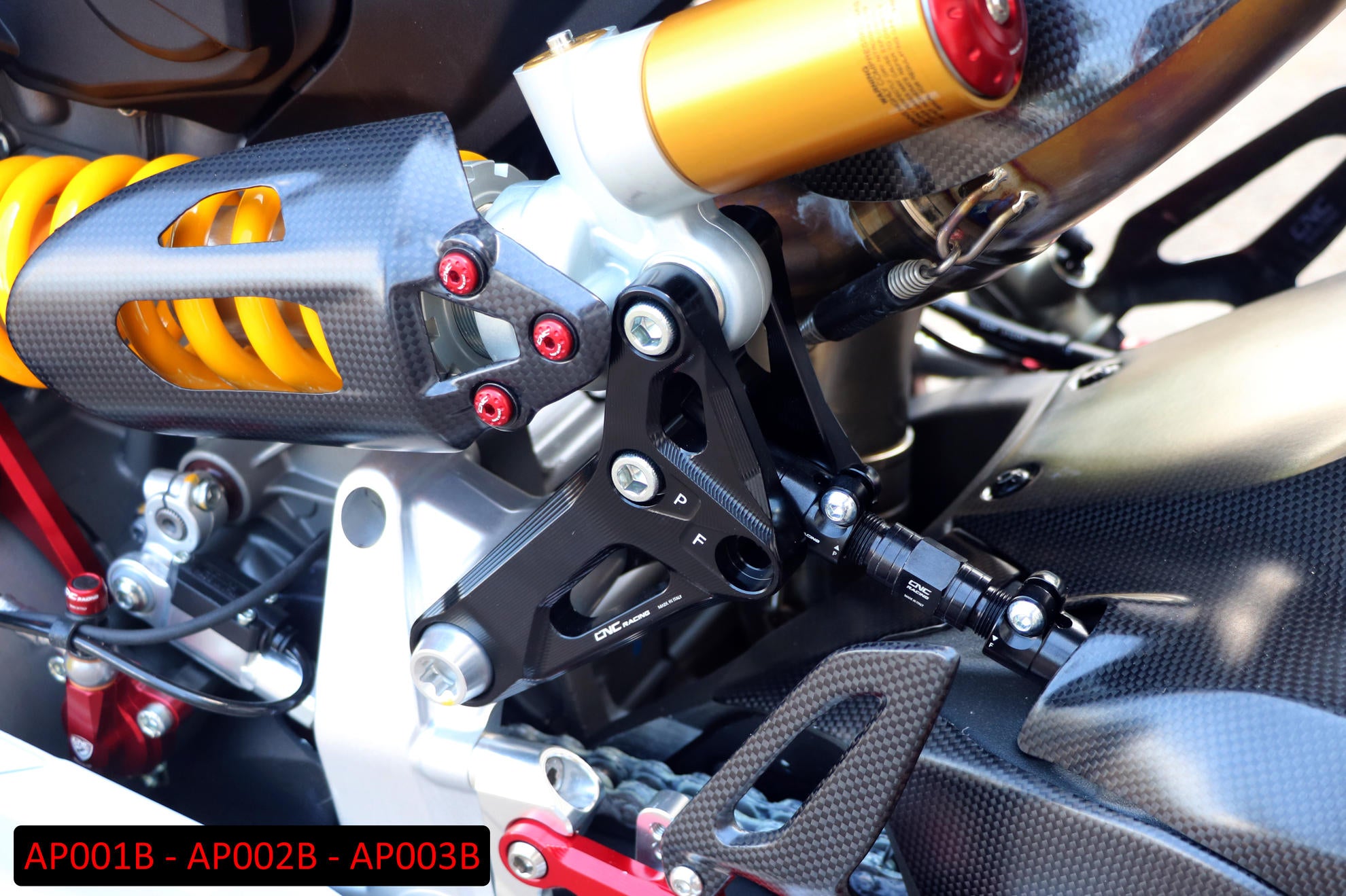 AP002 - CNC Racing - Ride Height Adjuster – Ducati Omaha