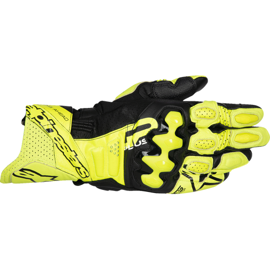 Alpinestars - GP Plus R V3 Leather Gloves - Fluo Yellow/Black