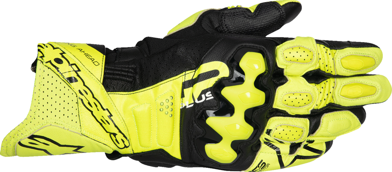 Alpinestars - GP Plus R V3 Leather Gloves - Fluo Yellow/Black
