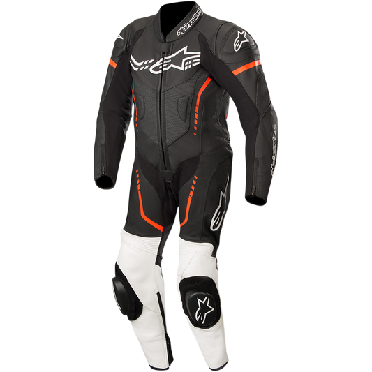 Alpinestars - Youth GP Plus 1-Piece Leather Suit - Black/White/Red Fluorescent
