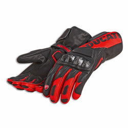 98107708 - Ducati Performance C3 Leather gloves - Red