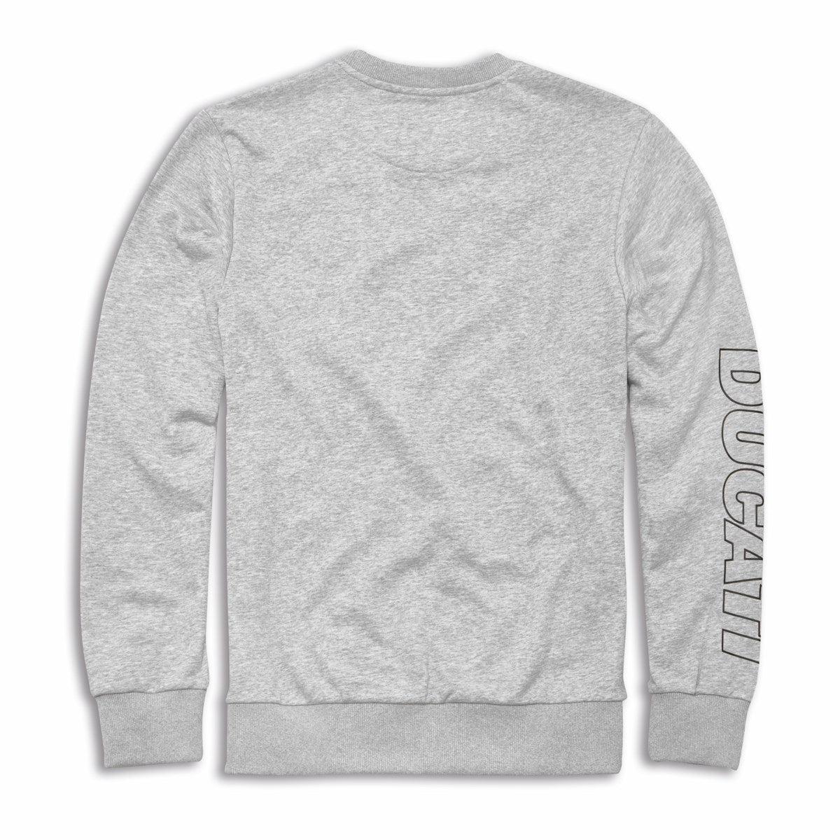98771204 - Ducati Logo Round-Neck Sweatshirt - Gray