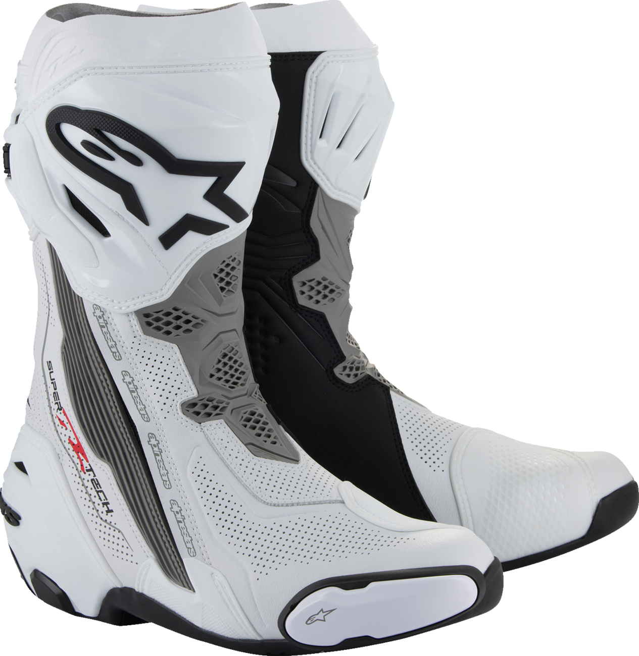 Alpinestars - Supertech R Vented Boots - White/Gray/Black