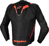 Alpinestars - Missile v3 Ignition Leather Jacket - Black/Red Fluo/Dark Red