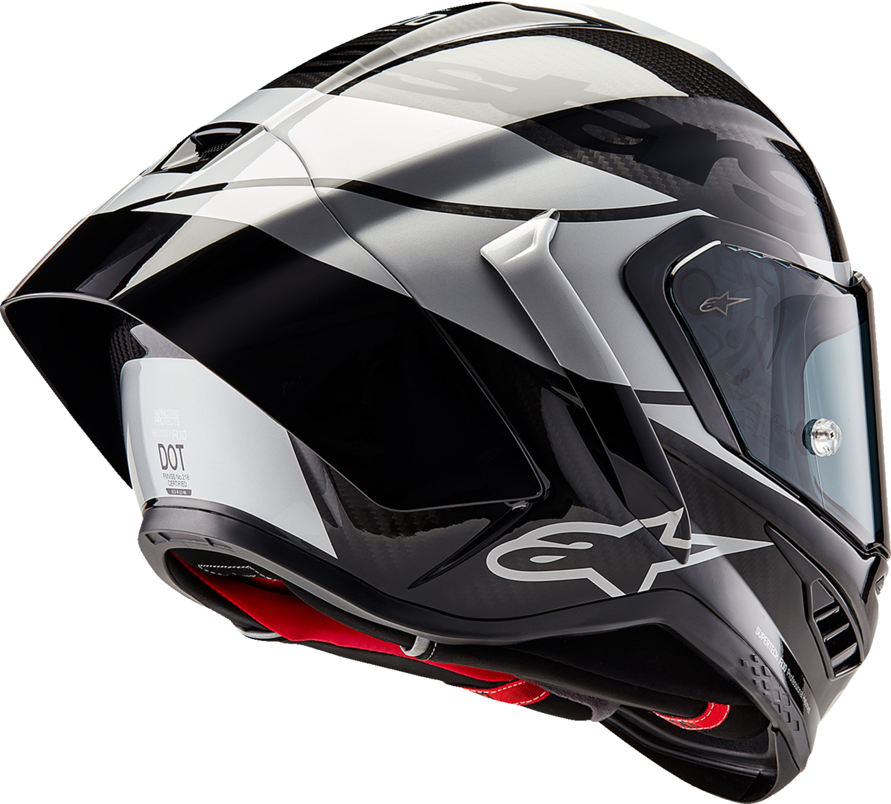 Alpinestars - Supertech R10 Helmet - Element - Carbon/Silver/Black