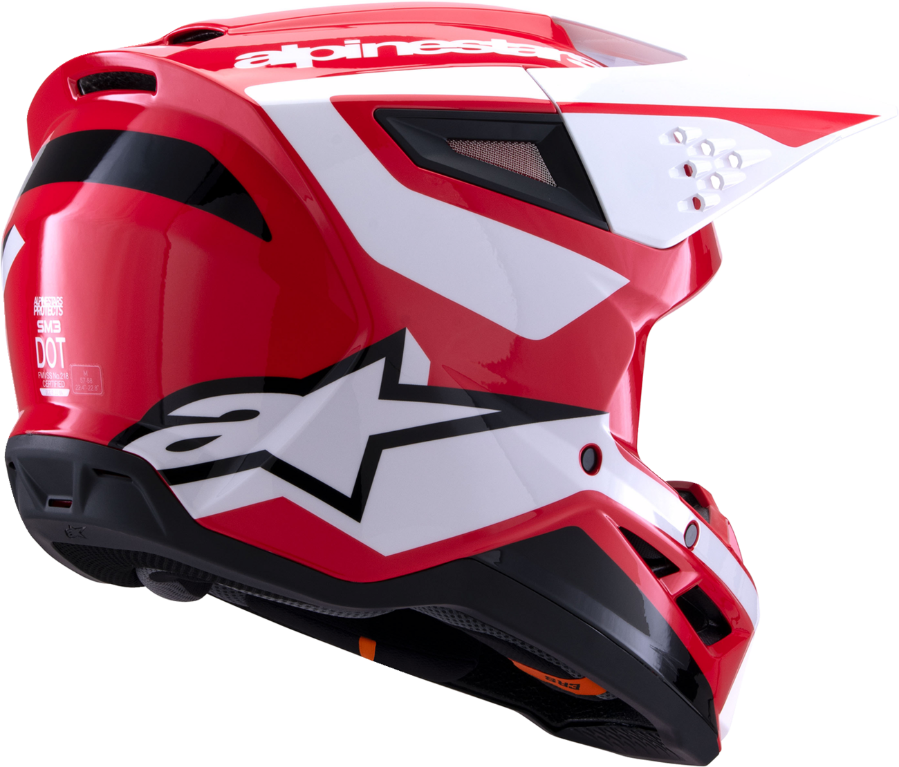 Alpinestars - SM3 Helmet - Heat - Gloss Red/White/Black