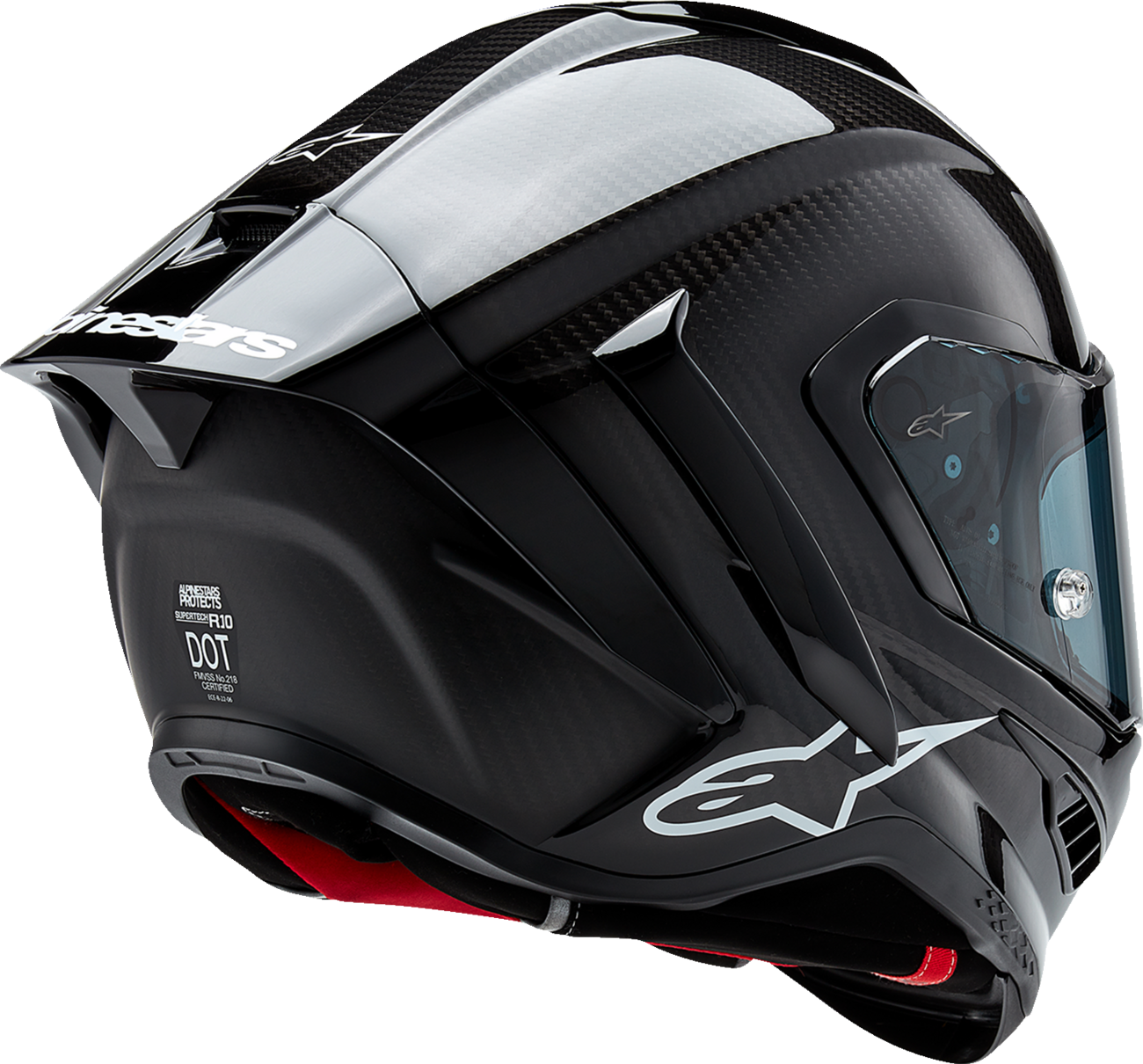 CLOSEOUT OS - Alpinestars - Supertech R10 Helmet - Solid - Carbon Black - Size S