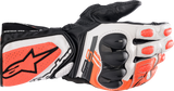 Alpinestars - SP-8 V3 Gloves - Black/White/Fluo Red