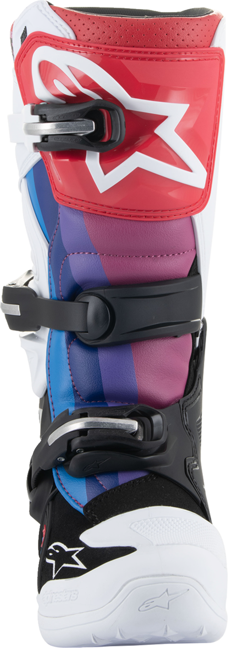 Alpinestars - Youth Tech 7S Boots - White/Black/Rainbow