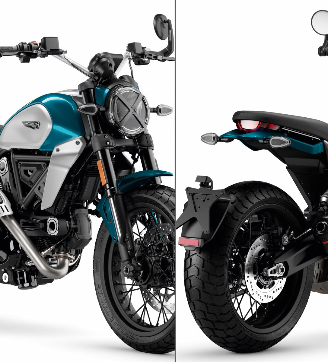 97181131AC - Scrambler Icon painted bodywork kit - STORM GREEN