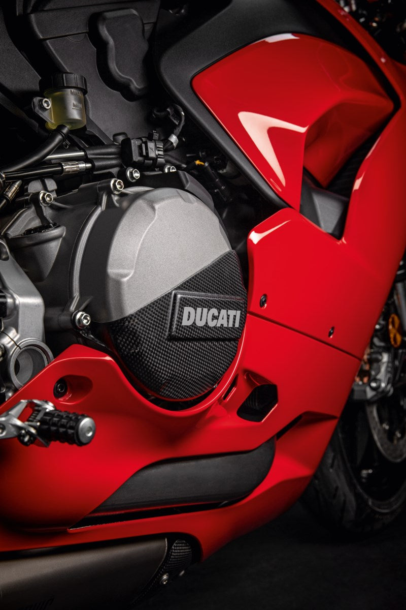 DUCATI純正 カーボン製クラッチカバー用プロテクション 96451011B 96451011B - Carbon cover for clutch case - SBK – Ducati Omaha