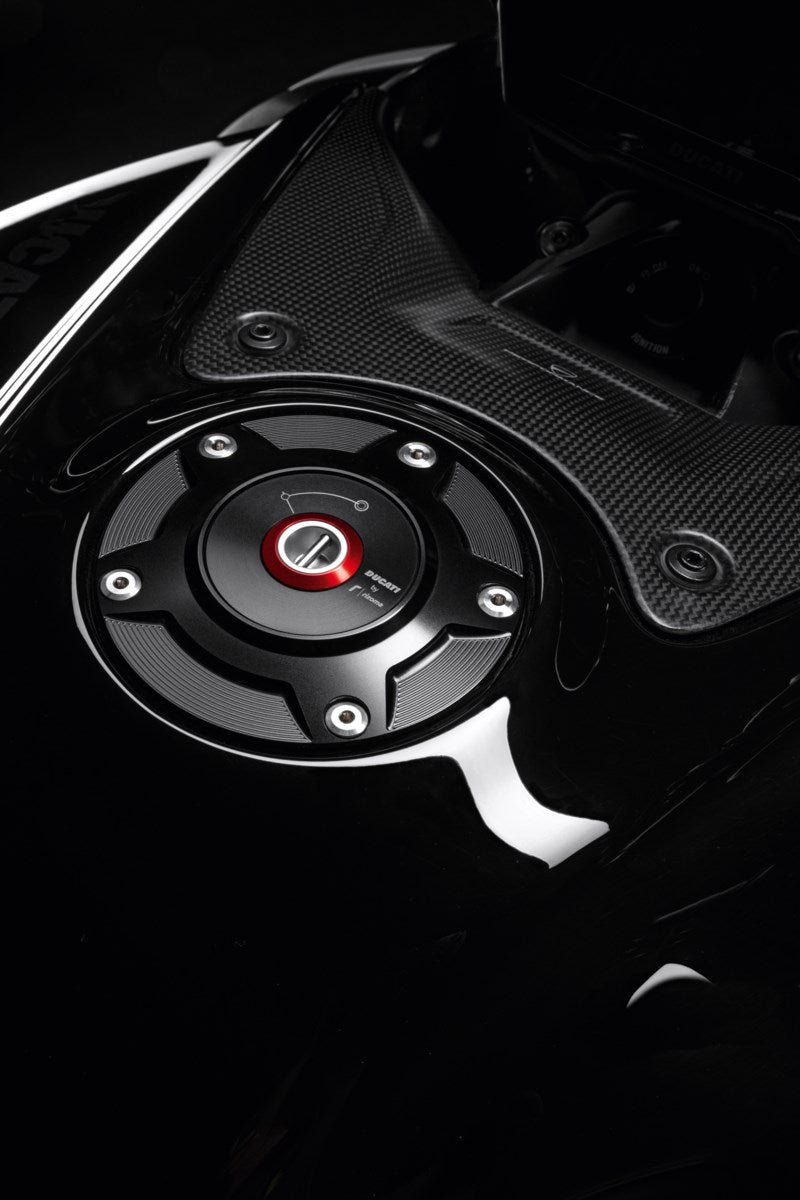 CLOSEOUT - BILLET ALUMINUM FUEL TANK CAP - BLACK