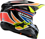 Alpinestars - Youth SM3 Helmet - Wurx - Gloss Black/Yellow Fluo/Blue/Red