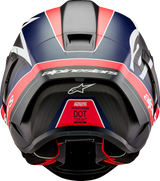 Alpinestars - Supertech R10 Helmet - Team - Matte Black/Carbon Red Fluo/Blue