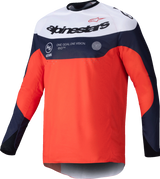 Alpinestars - Pro-Dura Long-Sleeve Jersey - Navy/Hot Orange/White