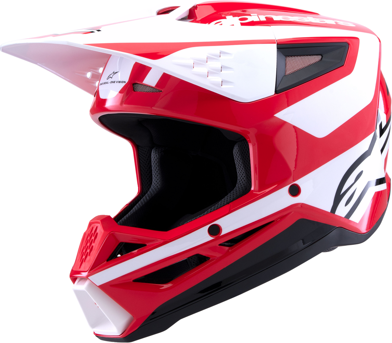 Alpinestars - SM3 Helmet - Heat - Gloss Red/White/Black