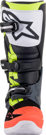 Alpinestars - Youth Tech 7S Boots - Black/Gray/Red/White/Yellow