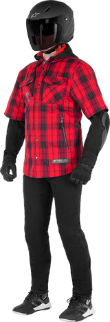 Alpinestars - MO.ST.EQ Tartan Jacket - Red/Black