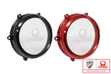 CA200 - CNC Racing PRAMAC RACING LIMITED EDITION Clear Wet Clutch Cover for the Ducati Panigale 1299/1199/959  Superleggera (and 899 too with modification)