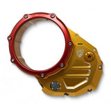 CA503 - CNC Racing Clear Wet Clutch Cover for the Ducati Hypermotard 821 (2015) / 939 / 950, Multistrada 950, Supersport /S, Monster 821, Scrambler 1100