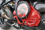 CA501 - CNC Racing - Clear Wet Clutch Cover for most Wet Clutch Ducati's - BASE