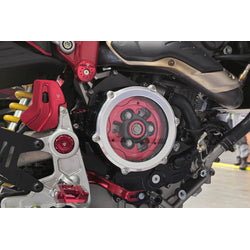 CA510 - CNC Racing Clear Wet Clutch Cover for the Ducati Hypermotard 698 Mono