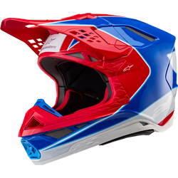 Alpinestars - Supertech M10 Helmet - Aeon - MIPS® - Gloss Bright Red/Blue