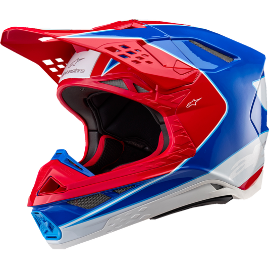 Alpinestars - Supertech M10 Helmet - Aeon - MIPS® - Gloss Bright Red/Blue
