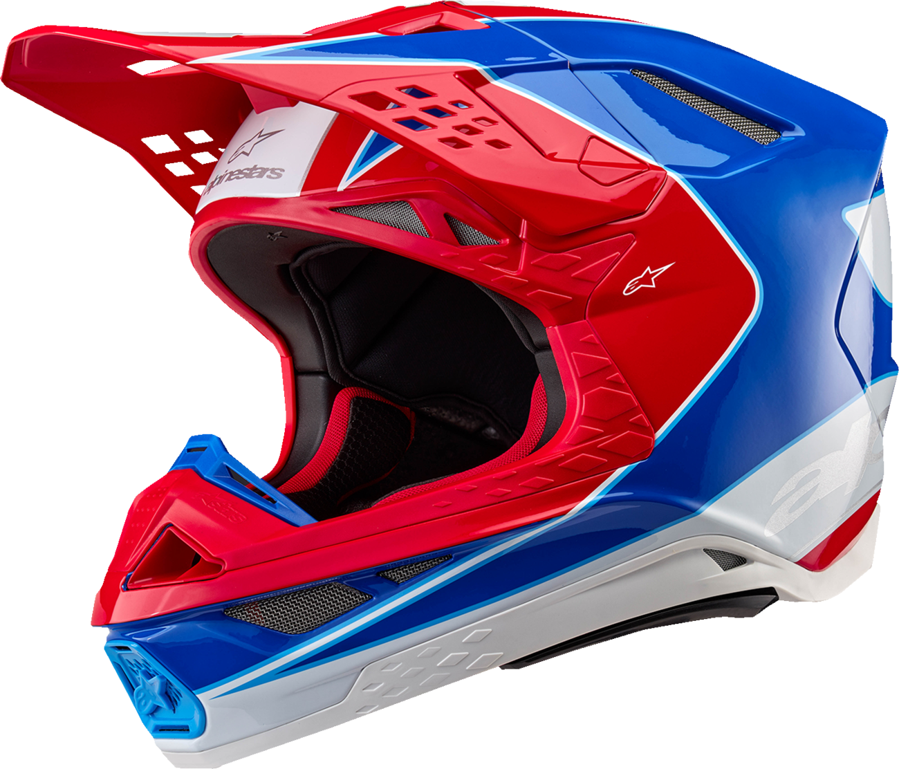 Alpinestars - Supertech M10 Helmet - Aeon - MIPS® - Gloss Bright Red/Blue