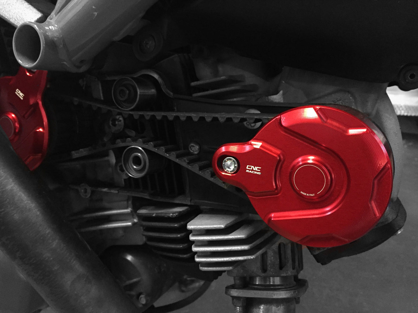CC182 - CNC Racing Timing Belt Covers for Ducati Scrambler  Hypermotard 796  and Monster 1100Evo/796/696