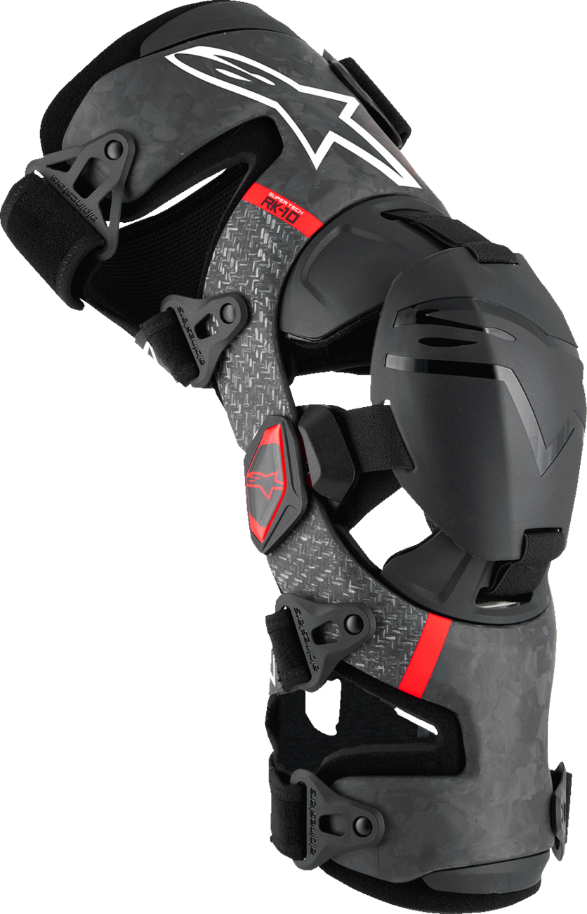 Alpinestars - Supertech RK-10 Plasma Knee Braces - Black/Red