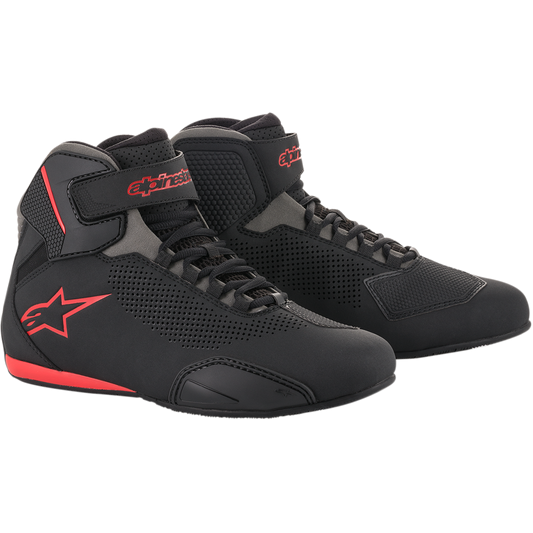 Alpinestars - Sektor Vented Shoes - Black/Gray/Red