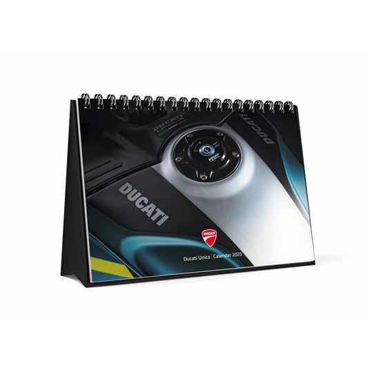 987713741 - Ducati Unica Desk Calendar 2025
