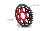 CNCSPKMTS - CNC Racing Steel 530 Pitch Large RIng Gear Sprockets for Quick Change Carrier for Ducati Multistrada 1200/1260