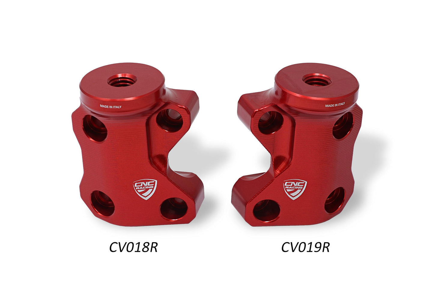 CLOSEOUT - CNC Racing Billet Right Side Mirror Mount / Master Cylinder Clamp - Multistrada - RED