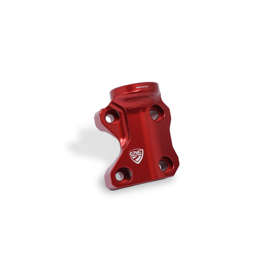 CLOSEOUT - CNC Racing Billet Right Side Mirror Mount / Master Cylinder Clamp - Multistrada - RED