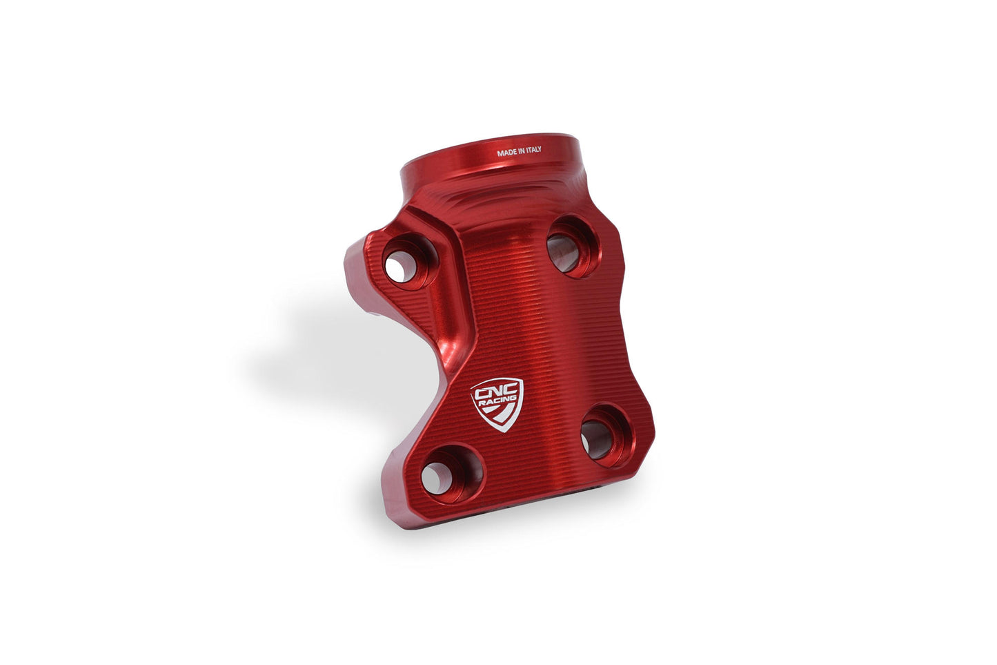 CLOSEOUT - CNC Racing Billet Right Side Mirror Mount / Master Cylinder Clamp - Multistrada - RED