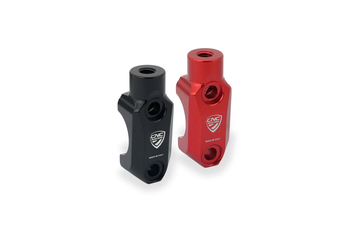CLOSEOUT OS - CNC Racing - Brembo OE Clutch Clamp Mirror Mount - Streetfighter V4/V2 and Monster 937 - Color Red
