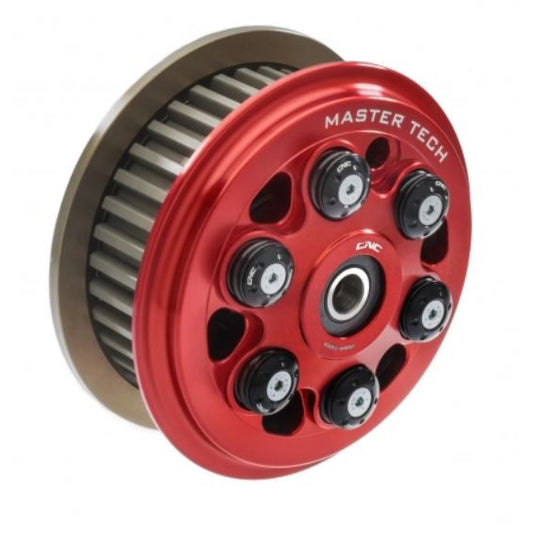 CNC Racing Master Tech 6 Spring Slipper Clutch with 48 or 12 Tooth Basket and Sintered Friction Plates for Dry Clutch Ducati
