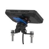 PRN014568-015628-017527-02 - Evotech Chigee Handlebar Clamp Mount - Ducati DesertX (2022+)