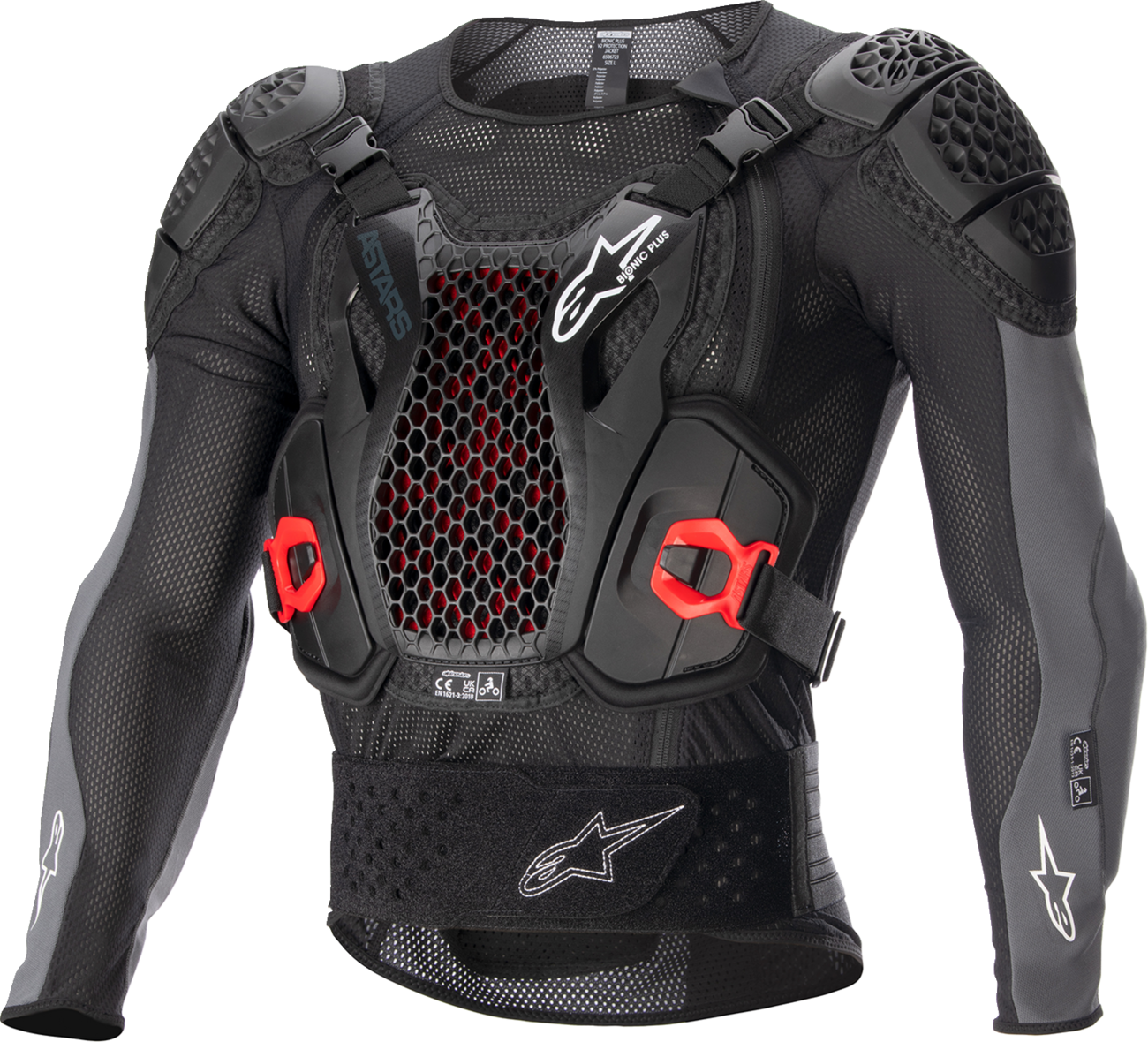 Alpinestars - Bionic Plus v2 Protection Jacket - Black/Anthracite/Red
