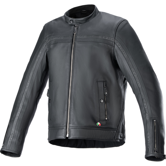 Alpinestars - Dyno Leather Jacket - Black/Black