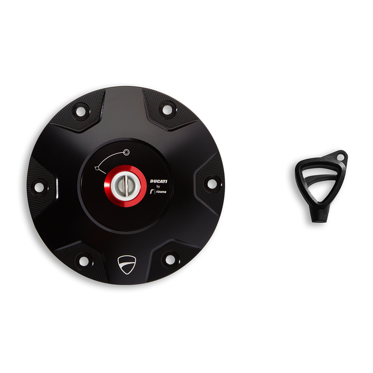 CLOSEOUT OS - Rizoma Billet Aluminum Fuel Tank Cap - BLACK