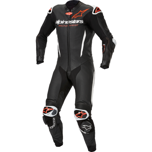 Alpinestars - GP-R7 1-PC Leather Suit - Black/White/Red Fluo
