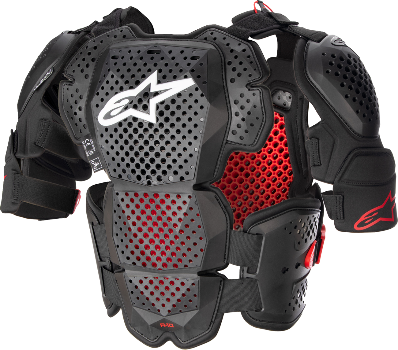 Alpinestars - A-10 v2 Full Roost Guard - Black/Red