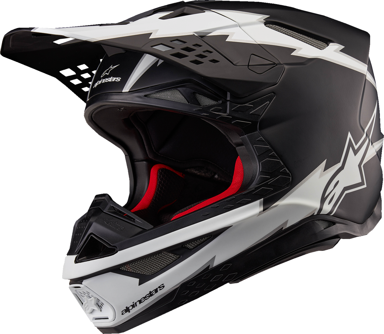 Alpinestars - Supertech M10 Helmet - Ampress - MIPS® - Matte Black/White